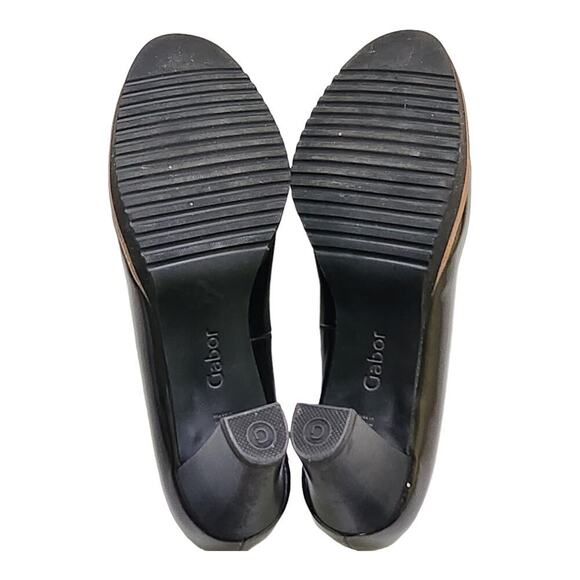 Gabor Womens Pumps UK6.5 US 9 Lug Sole Patent Leather Minimalist Corporate - Picture 7 of 7